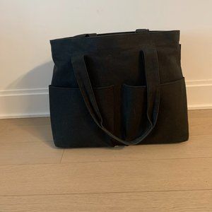 Dagne Dover Large Vida Cotton Tote | Black